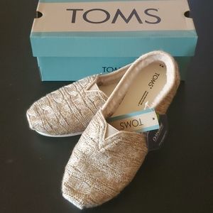 Toms shoes, new, women's size 8 M
